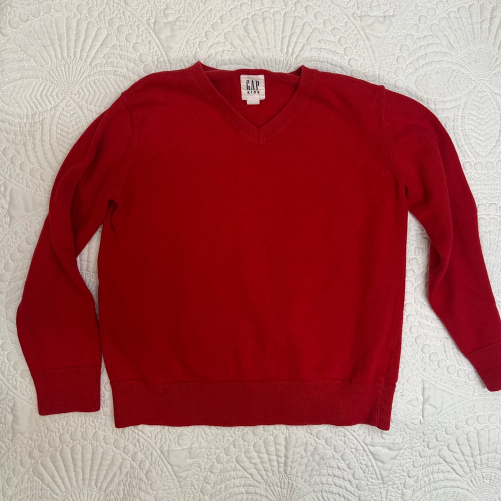 Little Boys Gap Sweater - red - size S